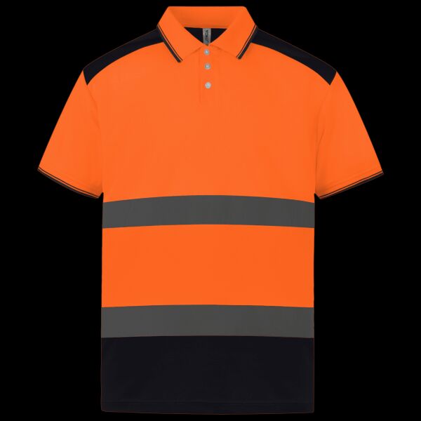 Yoko Two Tone Short Sleeve Polo Shirt Thumbnail