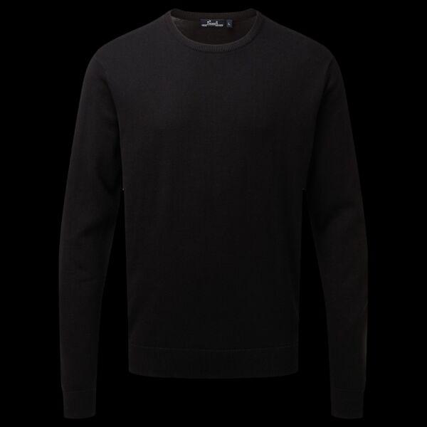 Premier Cotton Rich Crew Neck Sweater Thumbnail