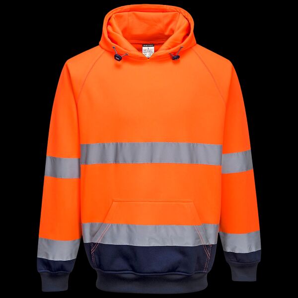 Portwest Hi-Vis Two Tone Hooded Sweatshirt Thumbnail