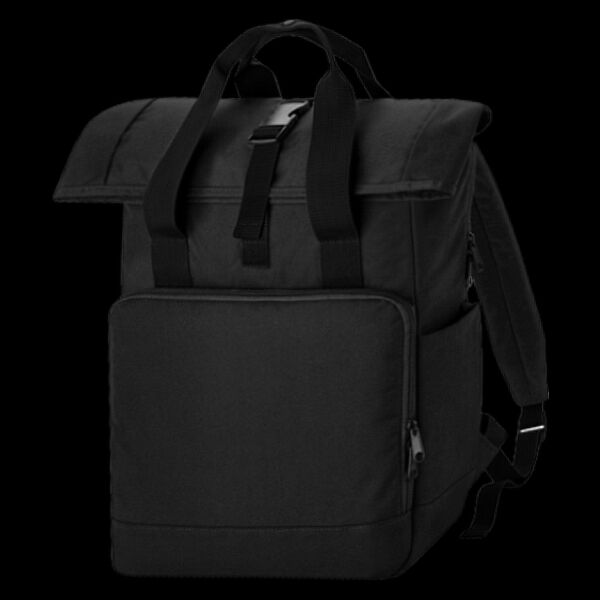 BagBase Recycled Twin Handle Roll-Top Laptop Backpack Thumbnail