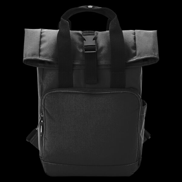 BagBase Recycled Mini Twin Handle Roll-Top Backpack Thumbnail
