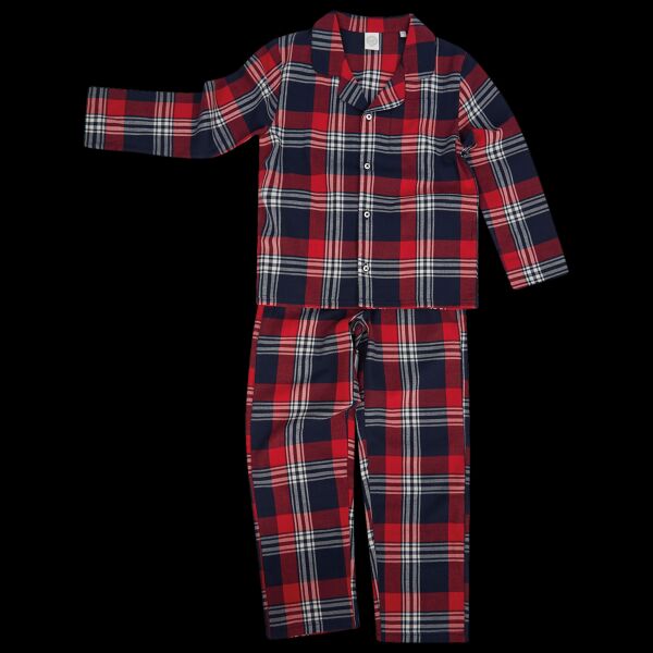 SF Clothing Kids Tartan Lounge Set Thumbnail