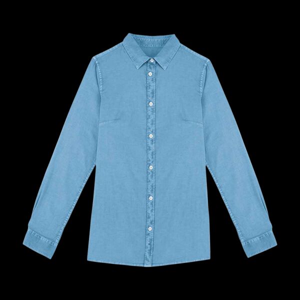 Native Spirit Ladies Washed Long Sleeve Shirt Thumbnail