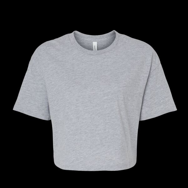Bella Ladies Jersey Cropped T-Shirt Thumbnail