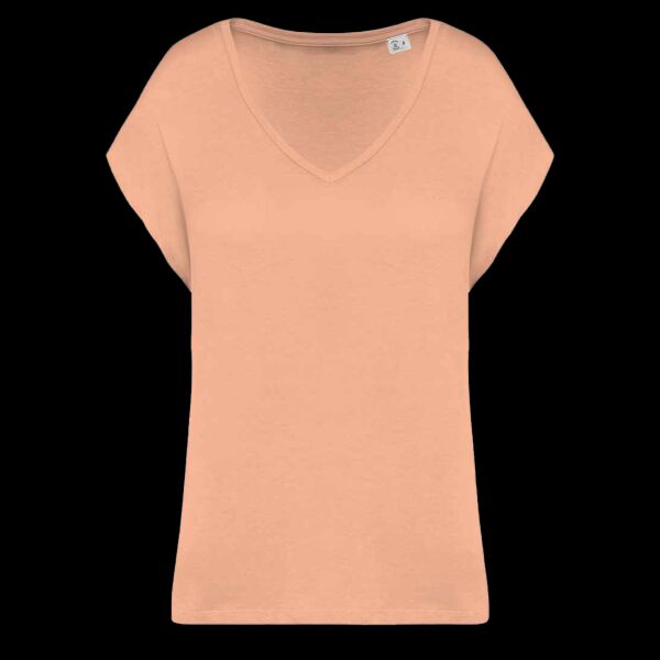 Native Spirit Ladies Oversized V Neck T-Shirt Thumbnail