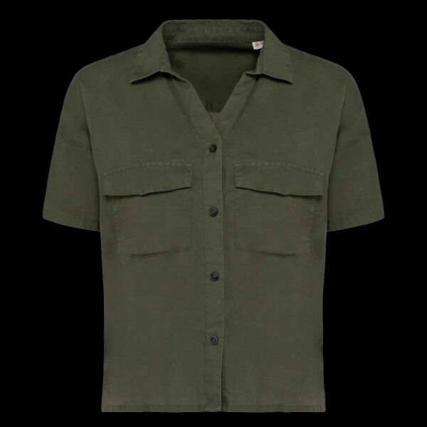 Native Spirit Ladies Short Sleeve Oversized TENCEL™ Shirt Thumbnail