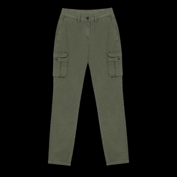 Native Spirit Ladies Washed Cargo Trousers Thumbnail
