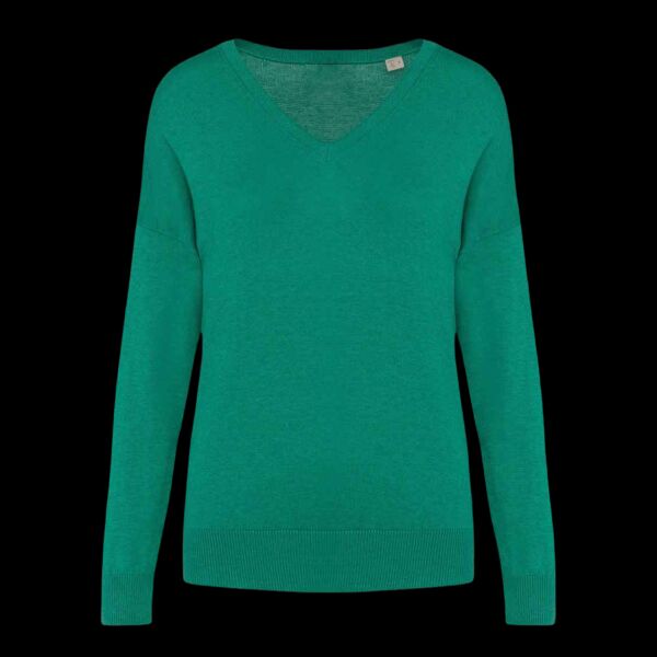 Native Spirit Ladies TENCEL™ V Neck Sweater Thumbnail