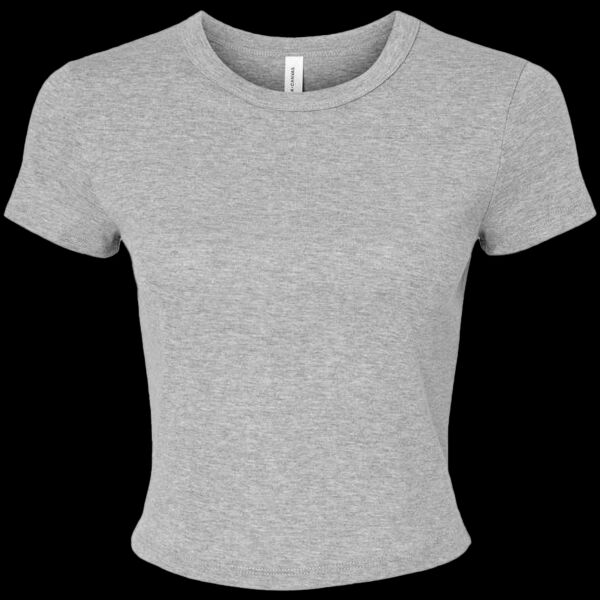 Bella Ladies Micro Rib Baby T-Shirt Thumbnail