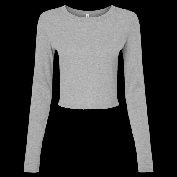 Bella Micro Rib Long Sleeve Baby T-Shirt Thumbnail