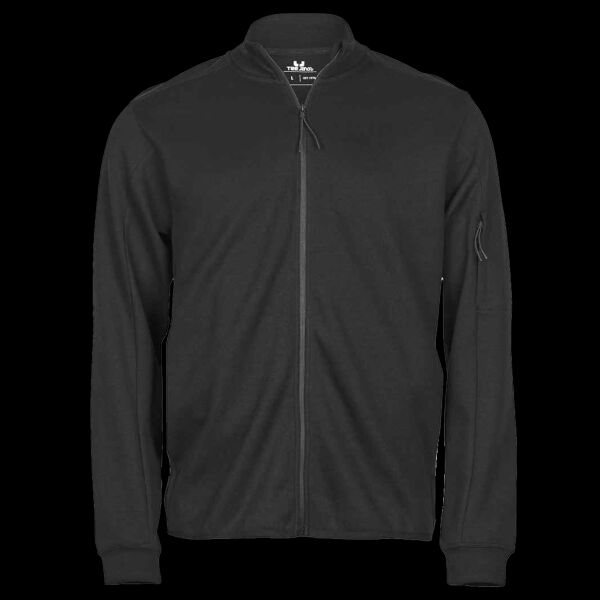 Tee Jays Athletic Full Zip Sweat Cardigan Thumbnail