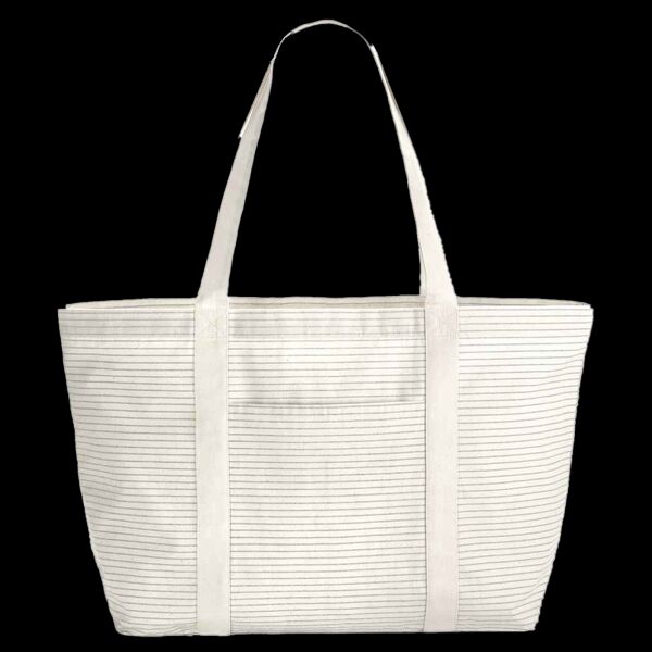 Westford Mill Striped Organic Cotton Shopper Thumbnail