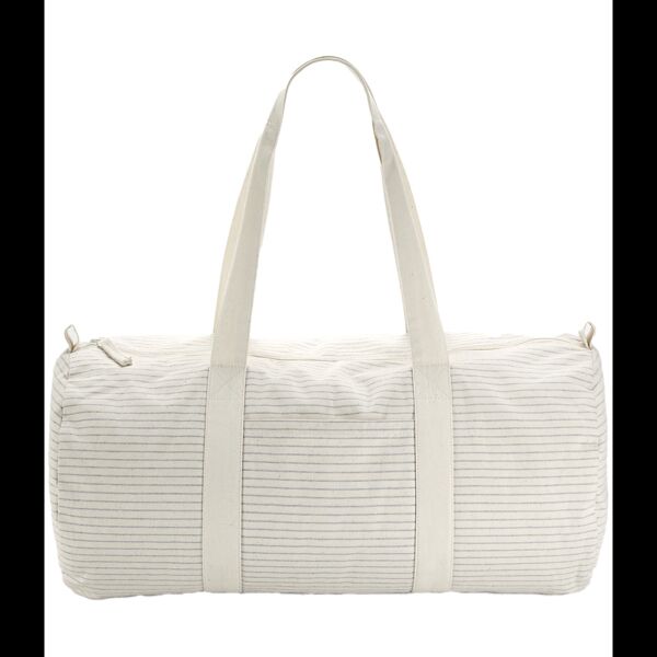 Westford Mill Striped Organic Barrel Bag Thumbnail