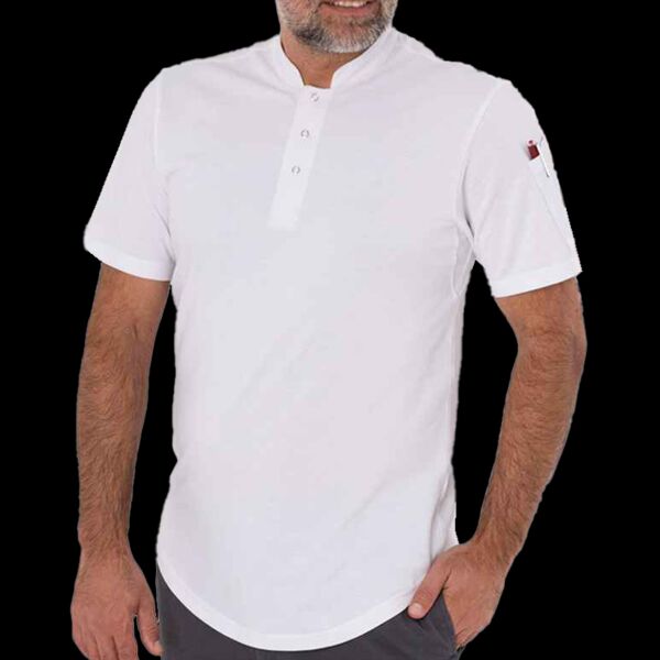 Le Chef Knitted Piqué Chef's Shirt Thumbnail