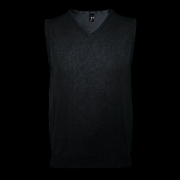 SOL'S Unisex Gentlemen Sleeveless Cotton Acrylic V Neck Sweater Thumbnail