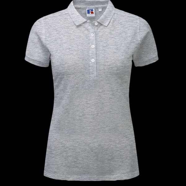 Russell Ladies Stretch Piqué Polo Shirt Thumbnail