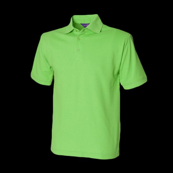 Henbury Heavy Poly/Cotton Piqué Polo Shirt Thumbnail