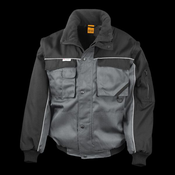 Result Work-Guard Zip Sleeve Heavy Duty Jacket Thumbnail