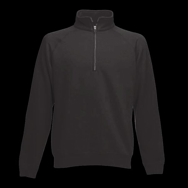Fruit of the Loom Classic Zip Neck Sweatshirt Thumbnail