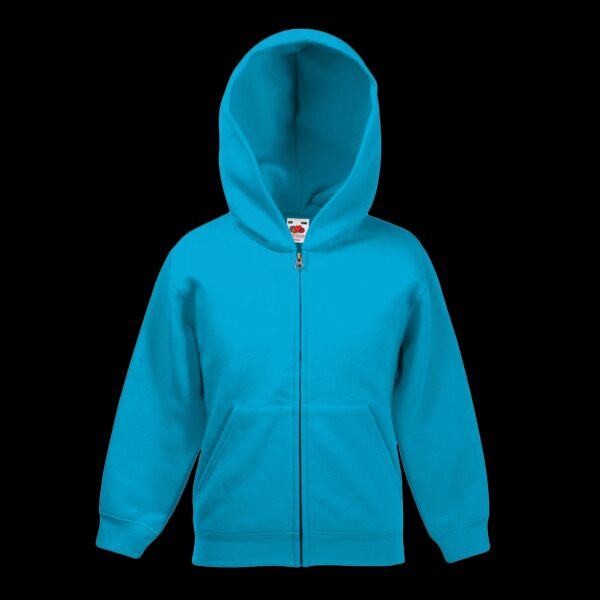 Fruit of the Loom Kids Classic Zip Hooded Sweatshirt Thumbnail
