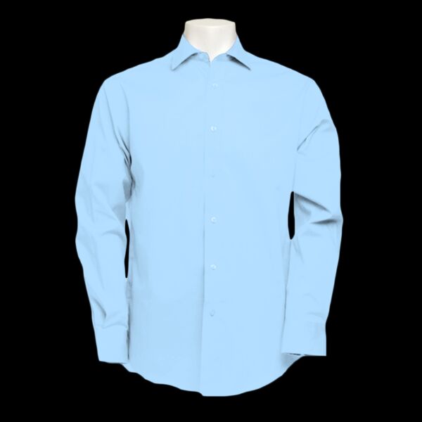 Kustom Kit Premium Long Sleeve Classic Fit Oxford Shirt Thumbnail