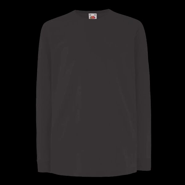 Fruit of the Loom Kids Long Sleeve Value T-Shirt Thumbnail