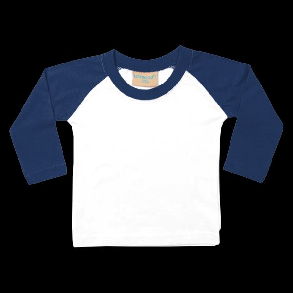 Larkwood Baby/Toddler Long Sleeve Baseball T-Shirt Thumbnail