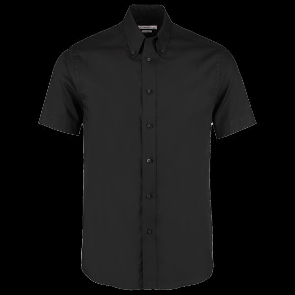 Kustom Kit Premium Short Sleeve Tailored Oxford Shirt Thumbnail