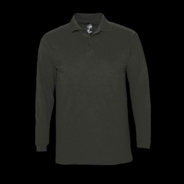 SOL'S Winter II Long Sleeve Cotton Piqué Polo Shirt Thumbnail