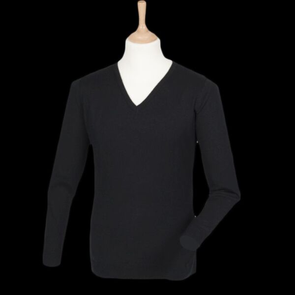 Henbury Acrylic V Neck Sweater Thumbnail