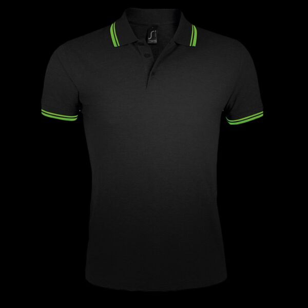 SOL'S Pasadena Tipped Cotton Piqué Polo Shirt Thumbnail