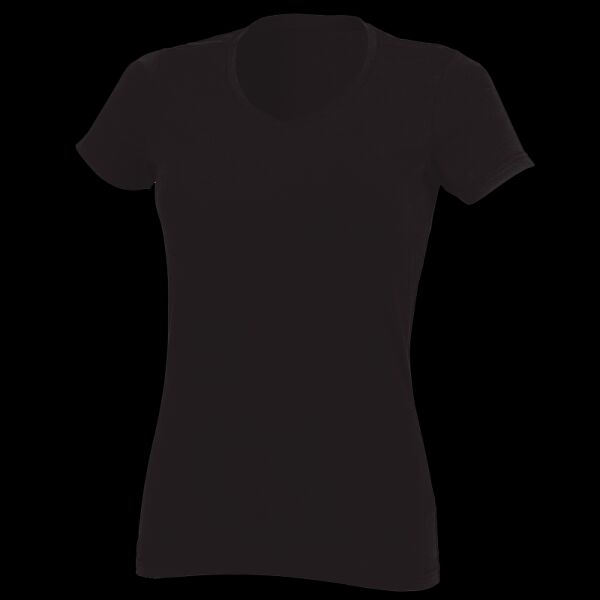 SF Clothing Ladies Feel Good Stretch V Neck T-Shirt Thumbnail