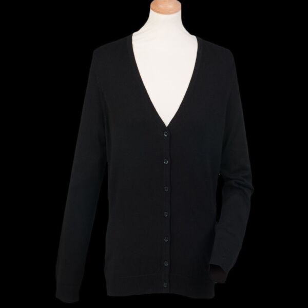 Henbury Ladies Lightweight V Neck Cardigan Thumbnail