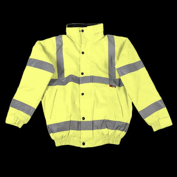 Warrior Hi-Vis Fleece Lined Bomber Jacket Thumbnail