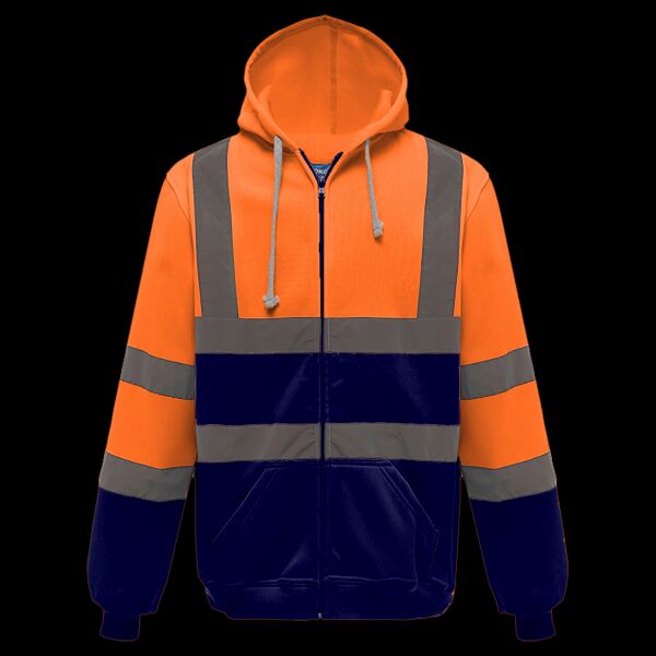 Yoko Hi-Vis Zip Hoodie Thumbnail