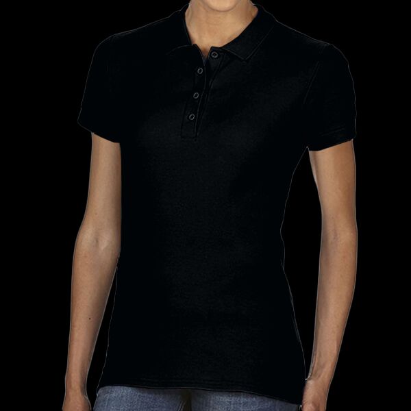 Gildan Ladies SoftStyle® Double Piqué Polo Shirt Thumbnail