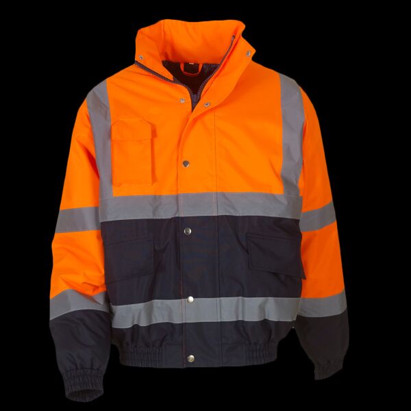 Yoko Hi-Vis Two Tone Bomber Jacket Thumbnail