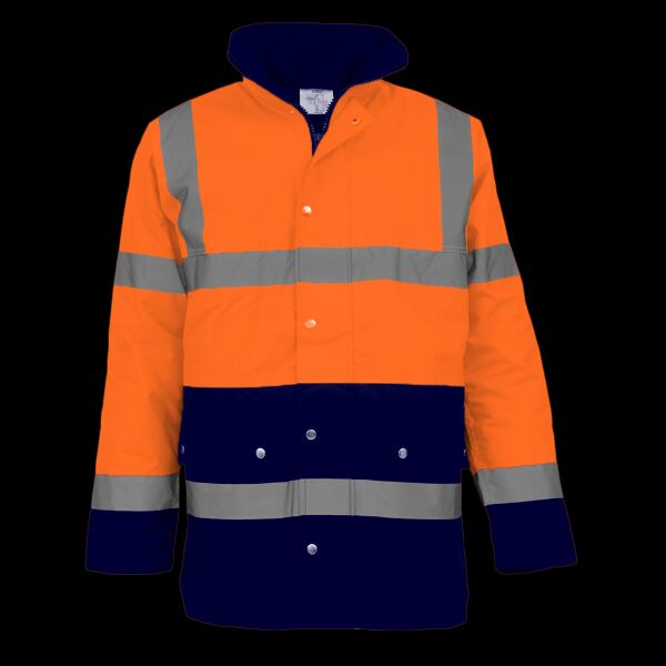 Yoko Hi-Vis Two Tone Motorway Jacket Thumbnail