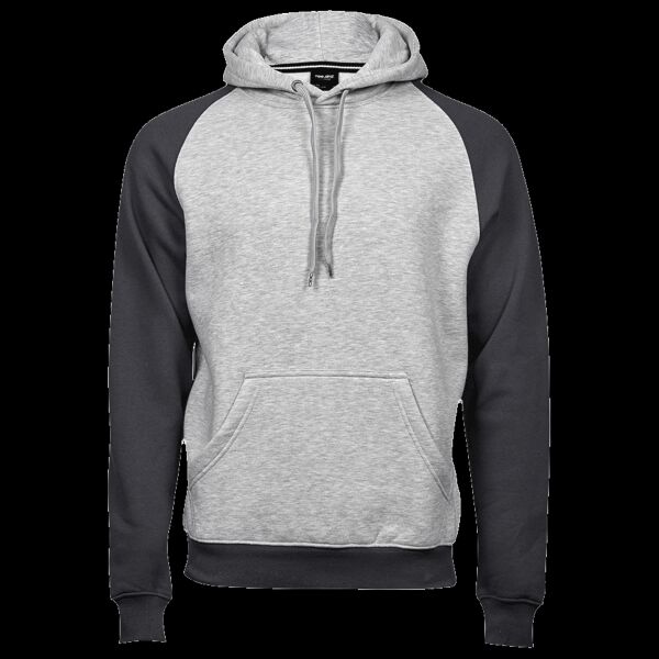 Tee Jays Two Tone Raglan Hooded Sweatshirt Thumbnail
