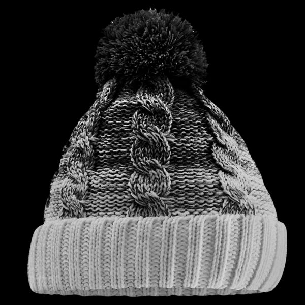 Beechfield Ombré Pom Pom Beanie Thumbnail