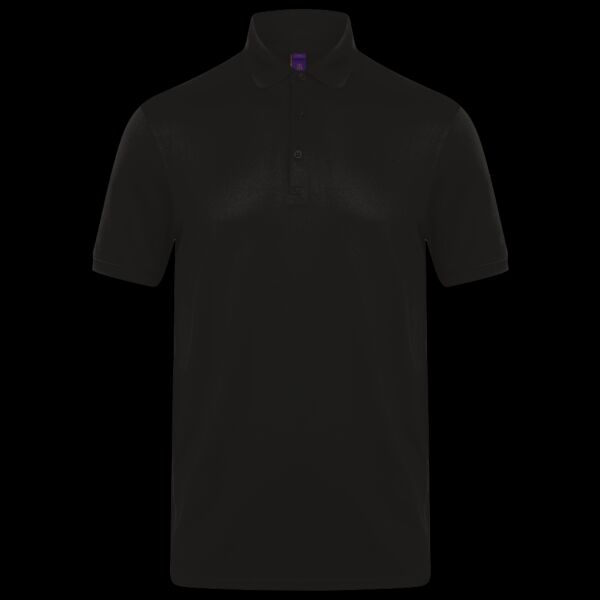 Henbury Slim Fit Stretch Microfine Piqué Polo Shirt Thumbnail