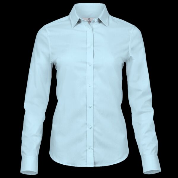 Tee Jays Ladies Stretch Luxury Long Sleeve Poplin Shirt Thumbnail