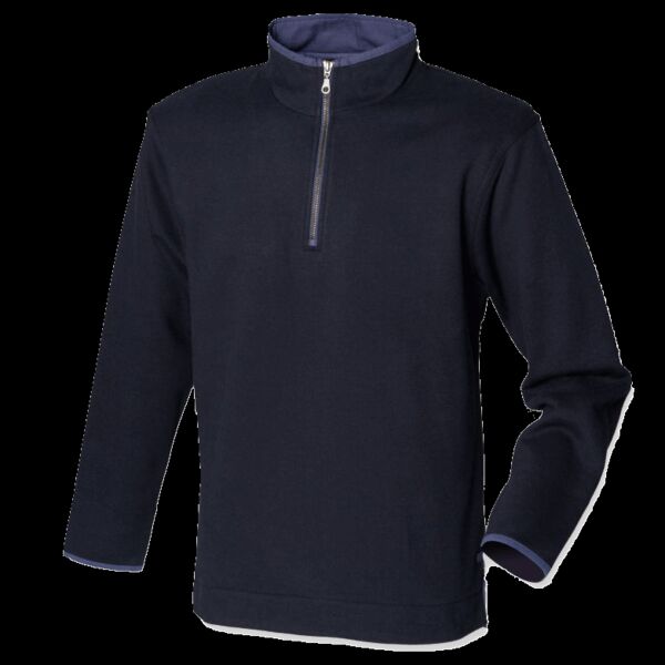 Front Row Collection Super Soft Zip Neck Sweatshirt Thumbnail