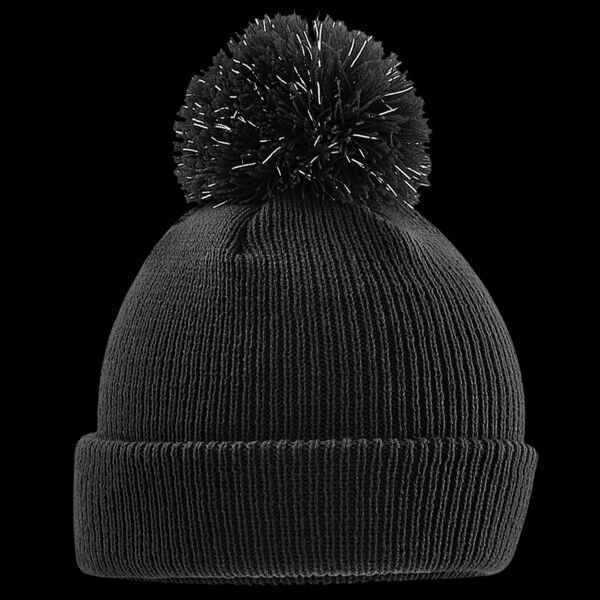 Beechfield Kids Reflective Bobble Beanie Thumbnail