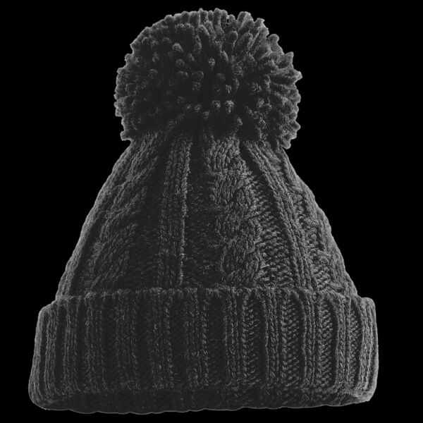 Beechfield Cable Knit Melange Beanie Thumbnail