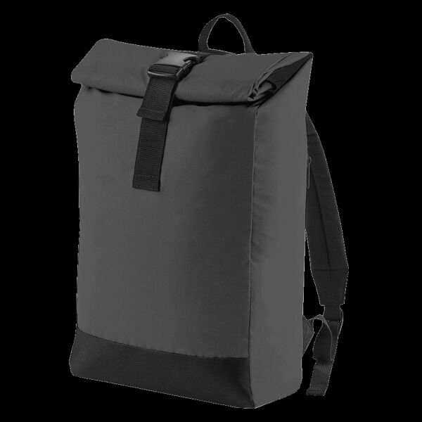BagBase Reflective Roll-Top Backpack Thumbnail