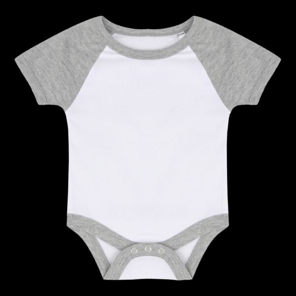 Larkwood Essential Short Sleeve Baby Baseball Bodysuit Thumbnail