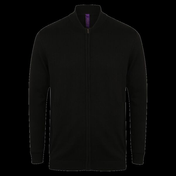 Henbury Unisex Zip Through Cardigan Thumbnail