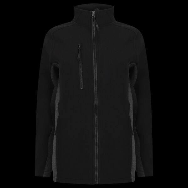 Henbury Unisex Contrast Soft Shell Jacket Thumbnail