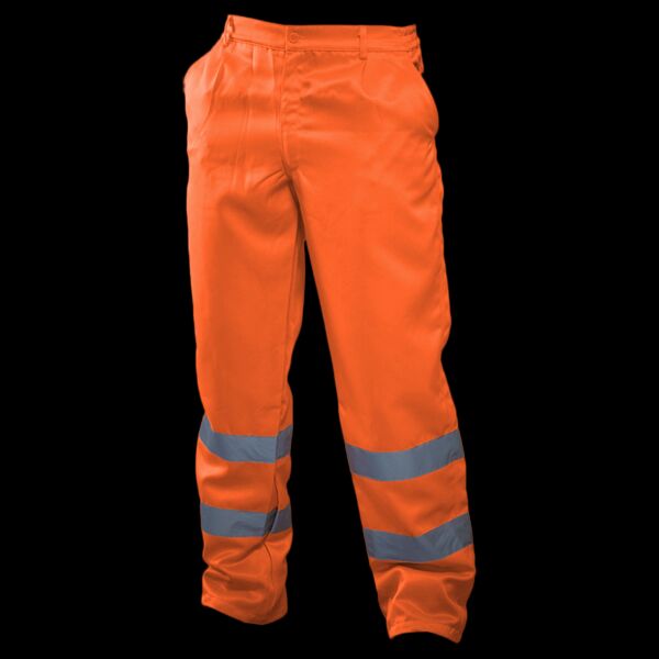 Yoko Hi-Vis Poly/Cotton Work Trousers Thumbnail